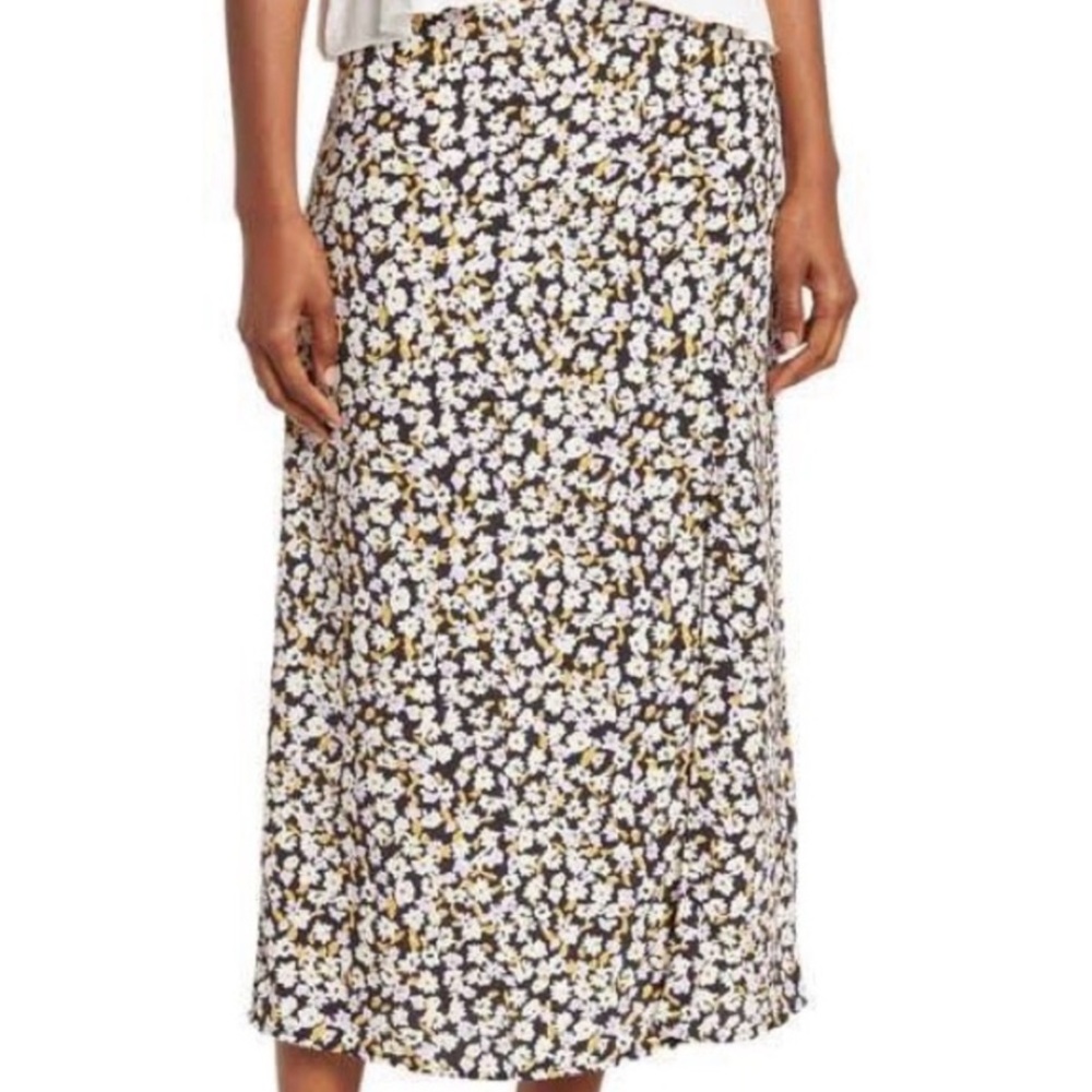 Sanctuary Floral Midi Skirt